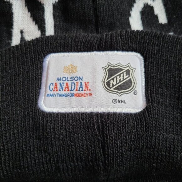 Oilers NHL  Molson Canadian Winter Toque Hat Adult Sz - Picture 4 of 8